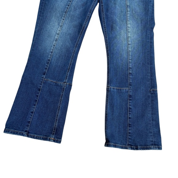 Anthropologie Pilcro And The Letterpress Jeans High Rise Crop Flare 30 - Picture 6 of 16